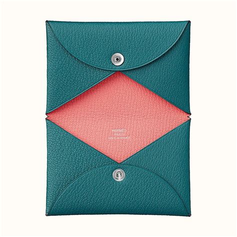 hermes card case silk|hermes calvi review.